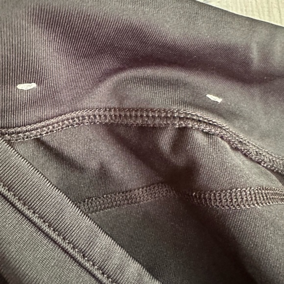 ⭐️ last Chance ⭐️ Under Armour Cropped Wide Leg Workout Black Pants Large - Picture 11 of 15